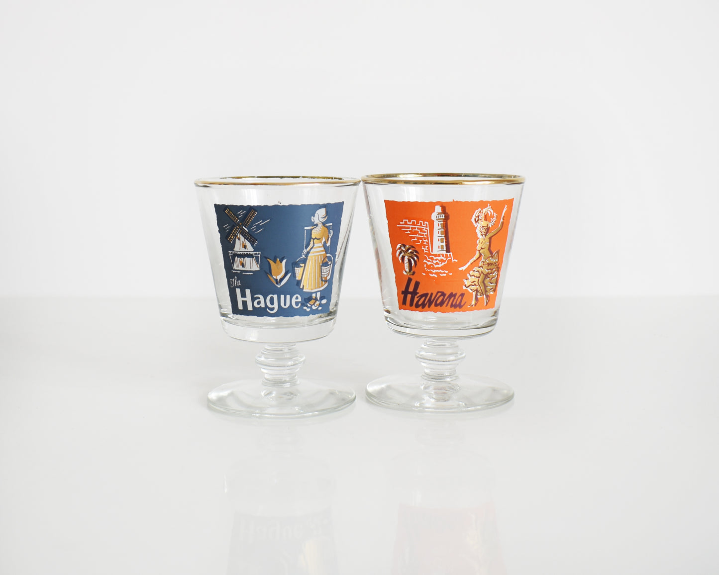 The Hague and Havana glasses