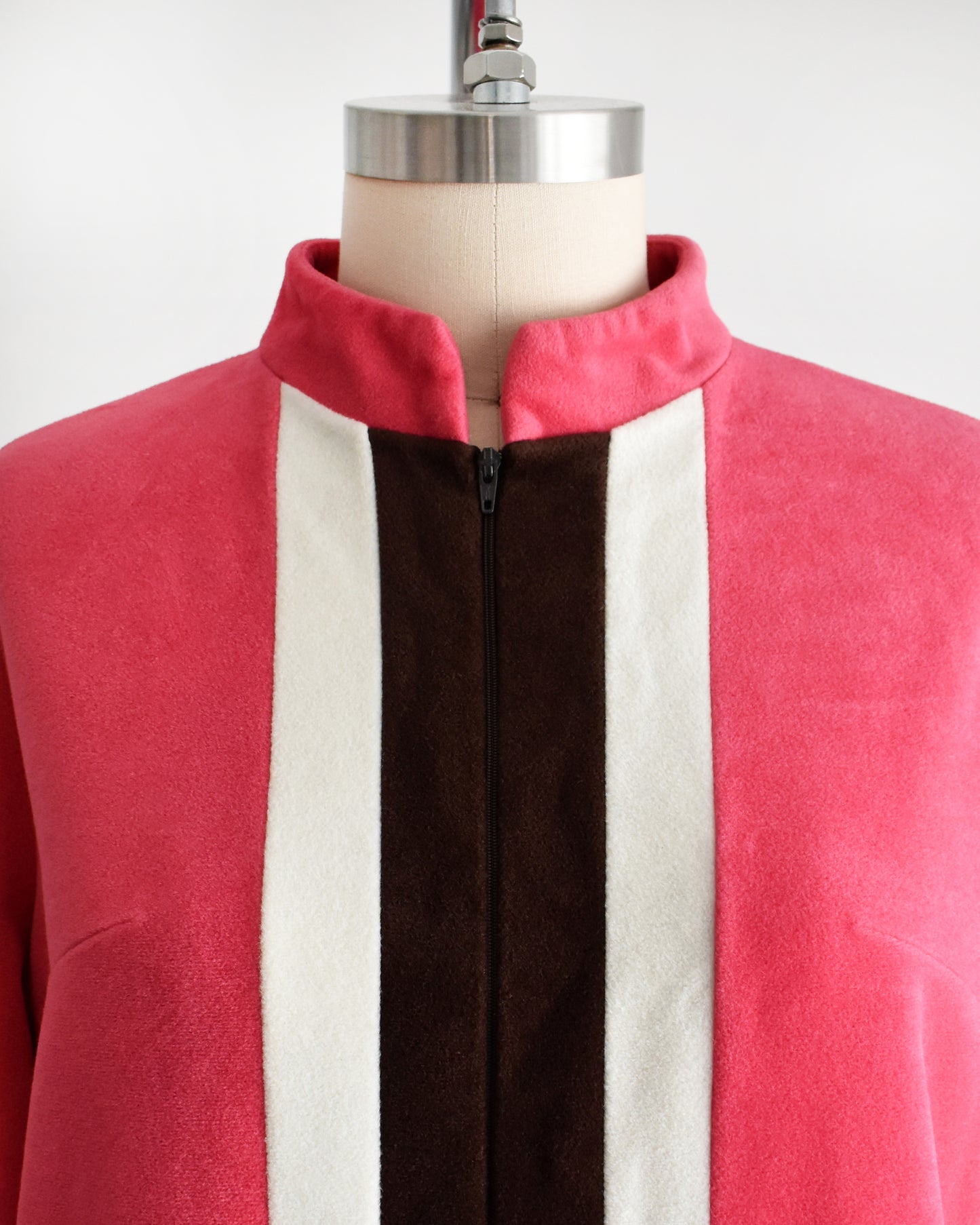 close up of the front bodice of the robe