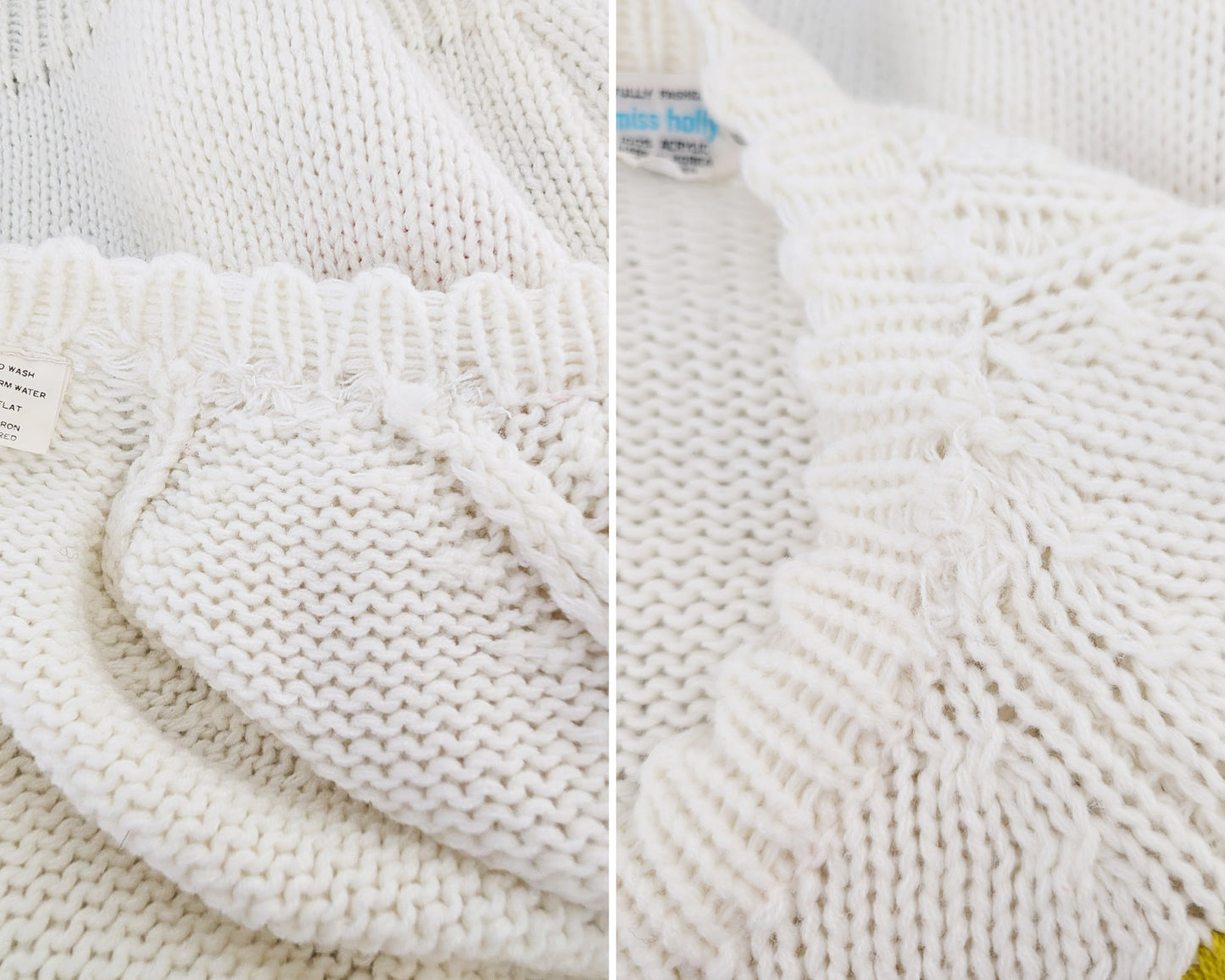 Vintage 1970s Floral Embroidered Cardigan | small