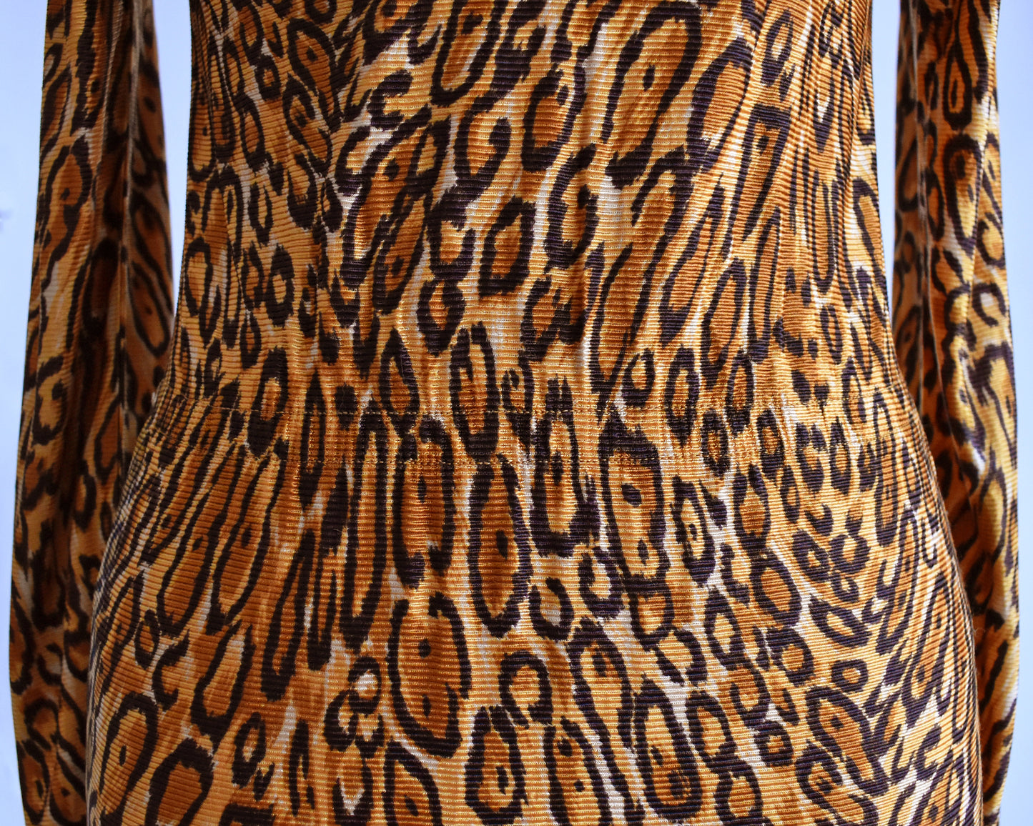 close up of the stitched waistline