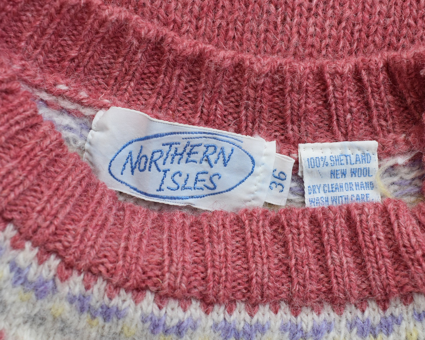 Close up of the Northern Isles tag