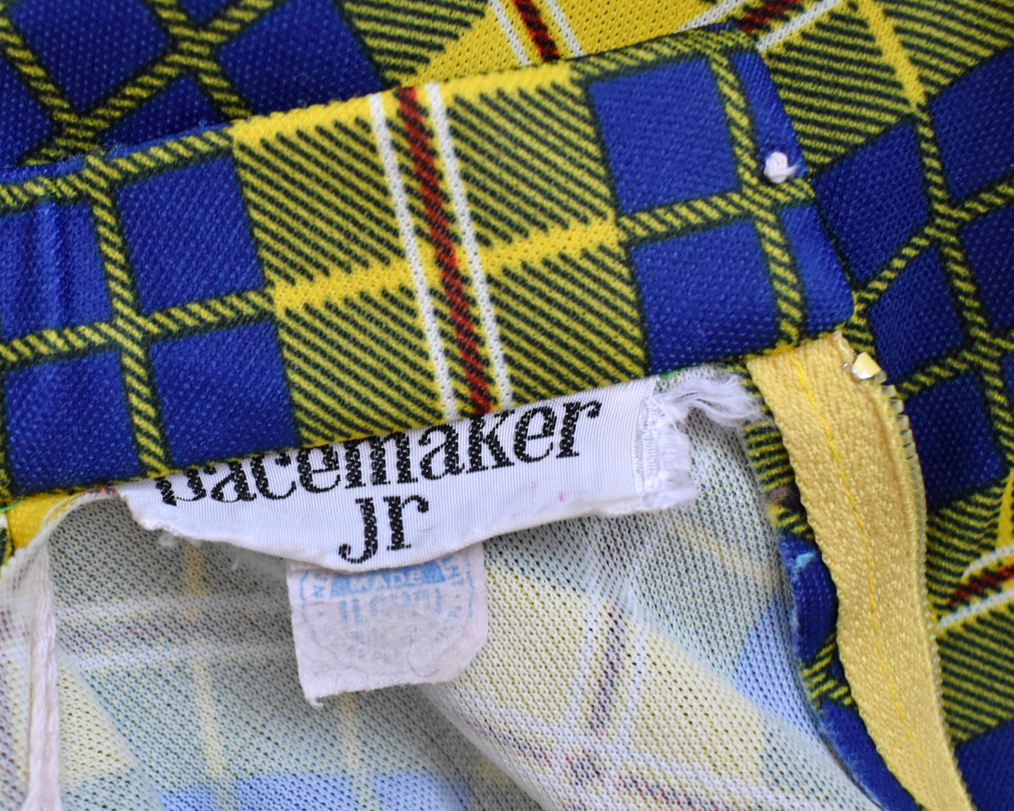 close up of the tag which says pacemaker jr