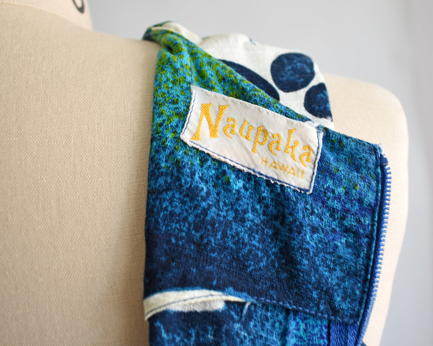 close up of the tag which says Naupaka Hawaii