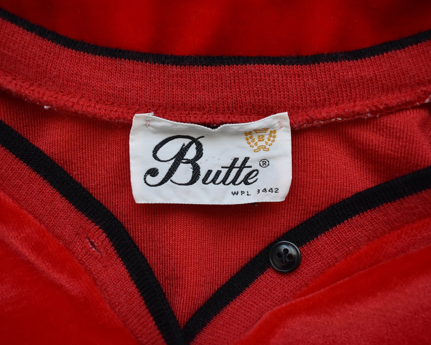 Close up of tag that says Butte