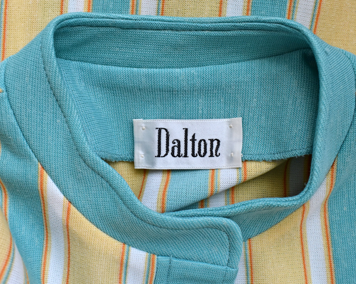 close up of the tag which says Dalton