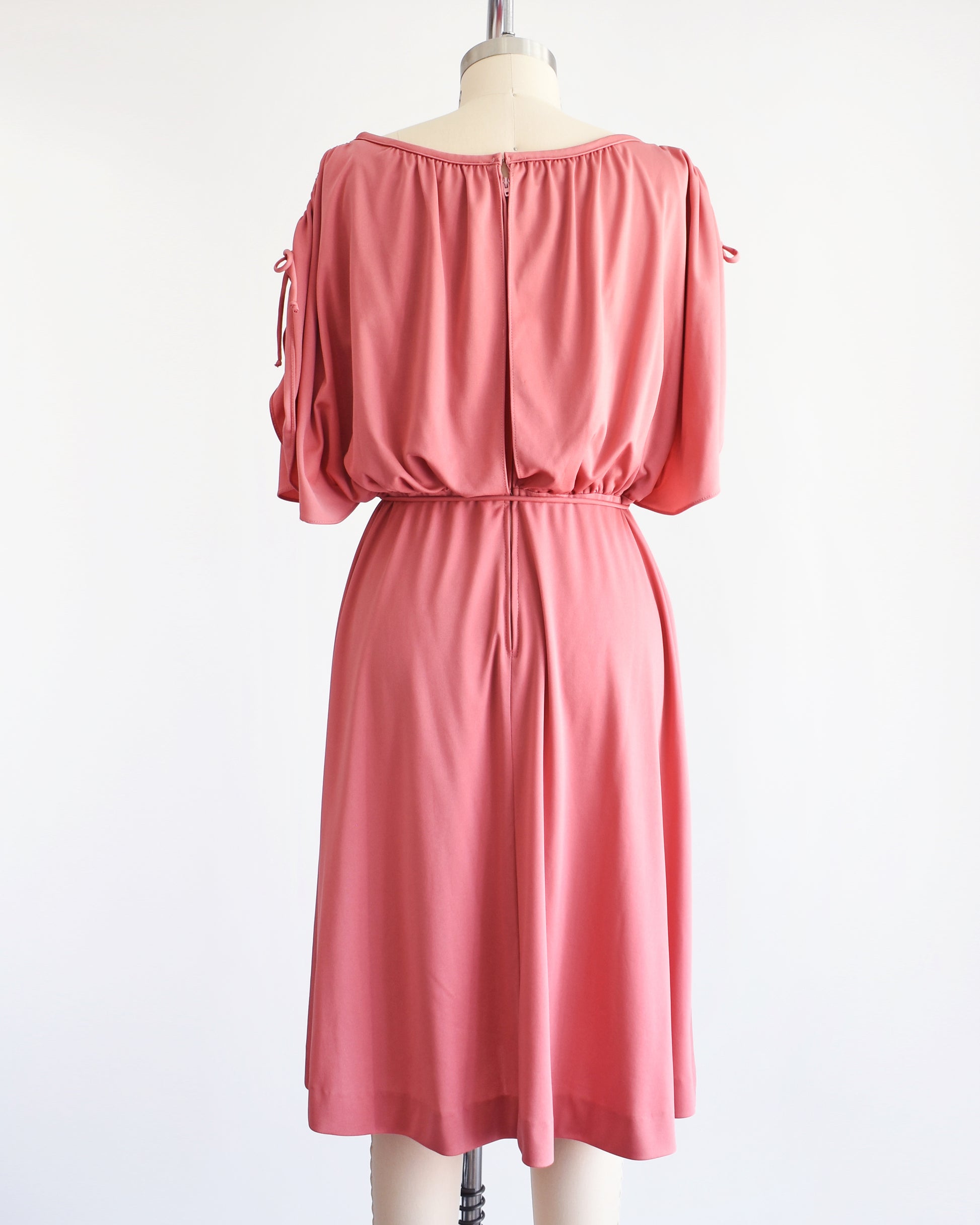 orange drop waist midi dress Pink Lace Corset Spaghetti Strap 1950S Vintage Dress Pink / XS