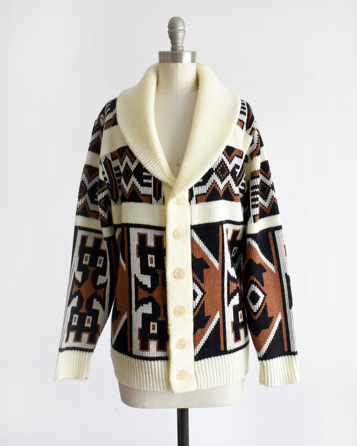 Vintage 1970s Southwestern Cardigan | small to medium