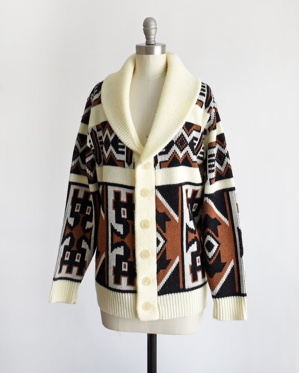 Vintage 1970s Southwestern Cardigan | small to medium