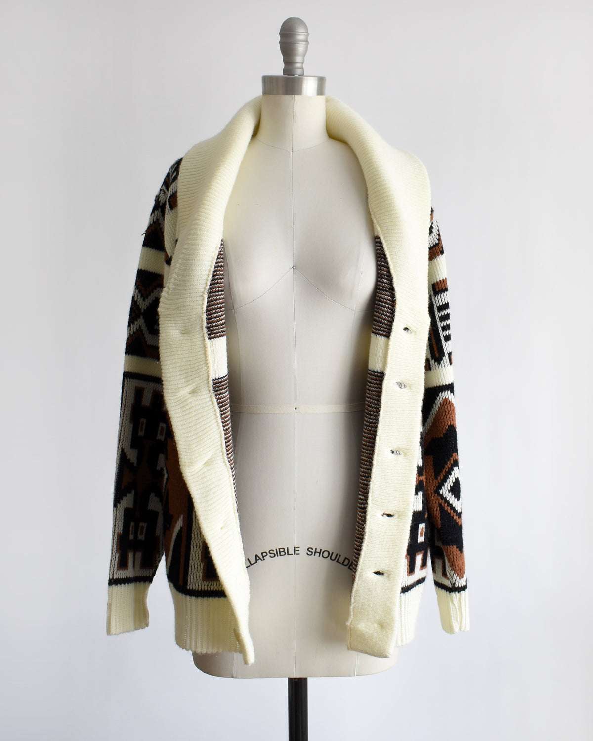 Vintage 1970s Southwestern Cardigan | small to medium