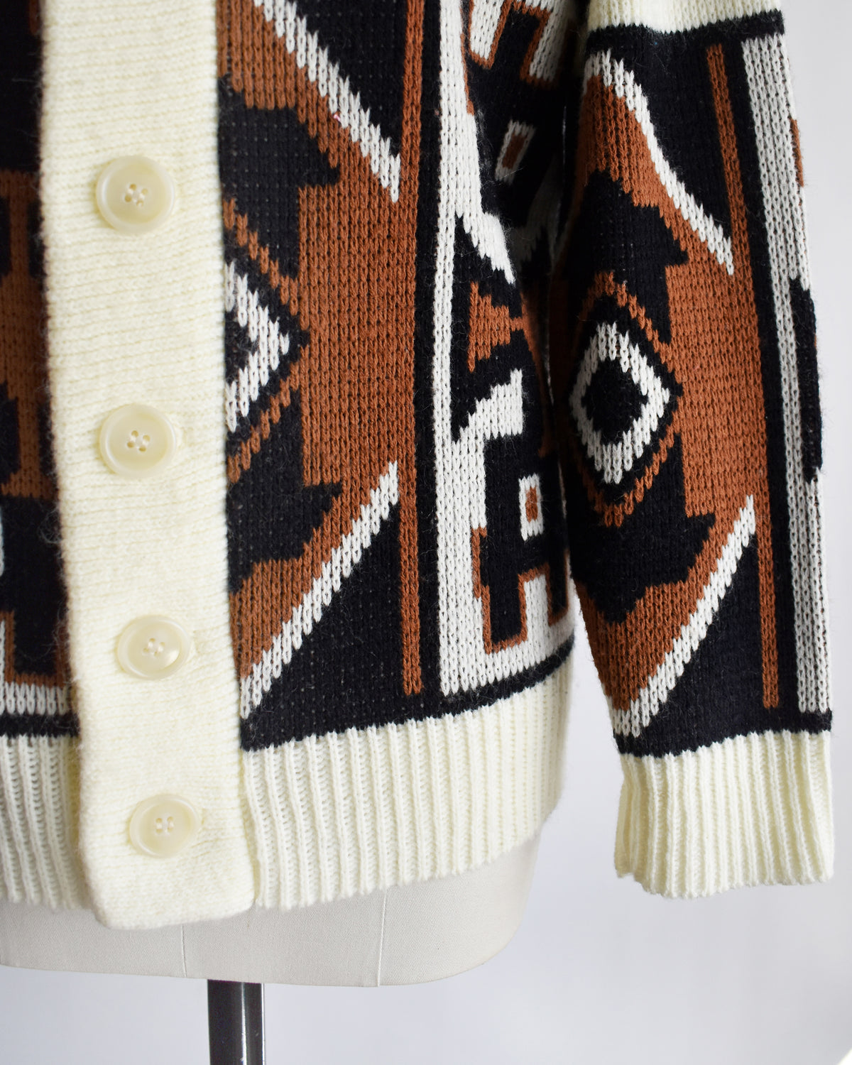 Vintage 1970s Southwestern Cardigan | small to medium