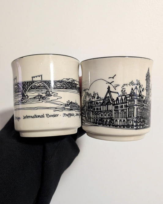 Two Vintage Am&A's Mugs | Set of Two