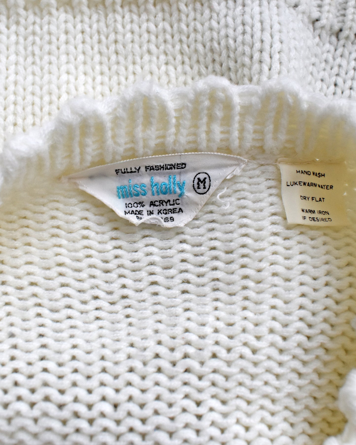 Vintage 1970s Floral Embroidered Cardigan | small