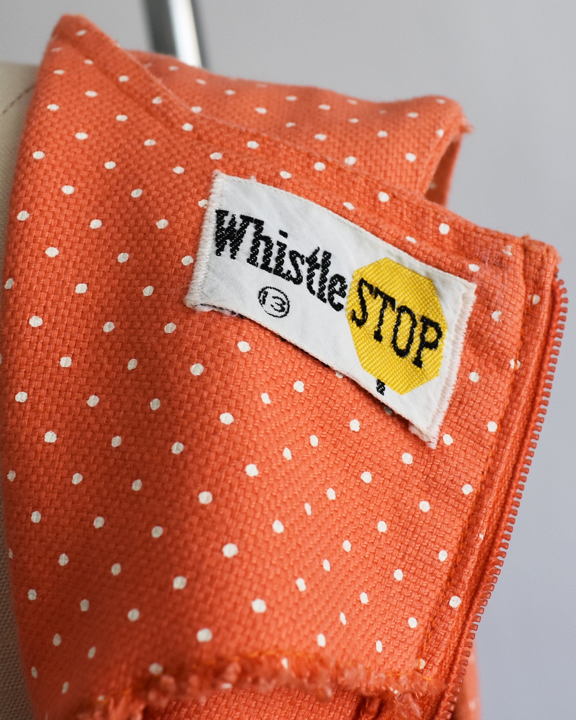 Close up of the 'Whistle Stop' label.