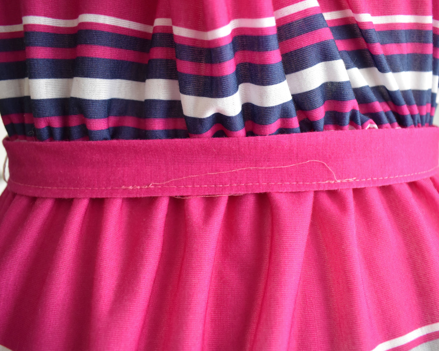 there is some extra miscellaneous stitching on the belt