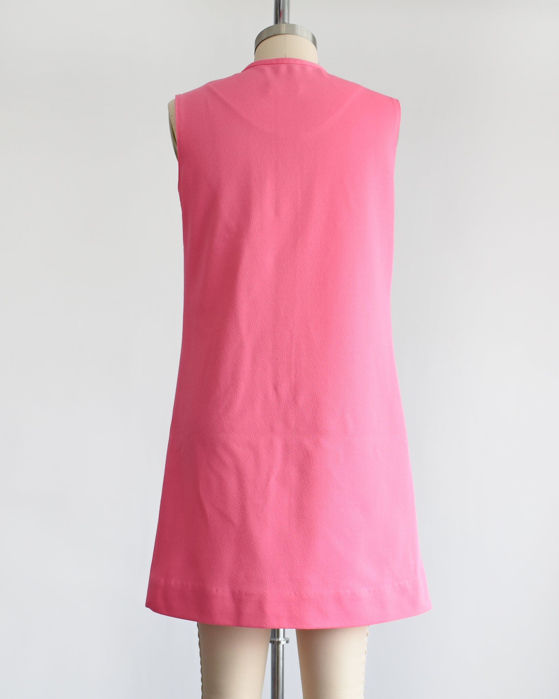 Vintage 1960s Pink Mod Mini Dress | medium Rust Belt Threads Vintage 1960s Pink Mod Mini Dress | medium Rust Belt Threads