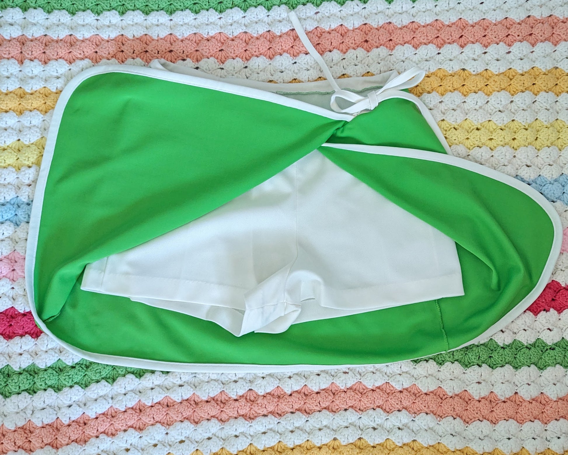 a flat lay of the skort which shows the white shorts underneath