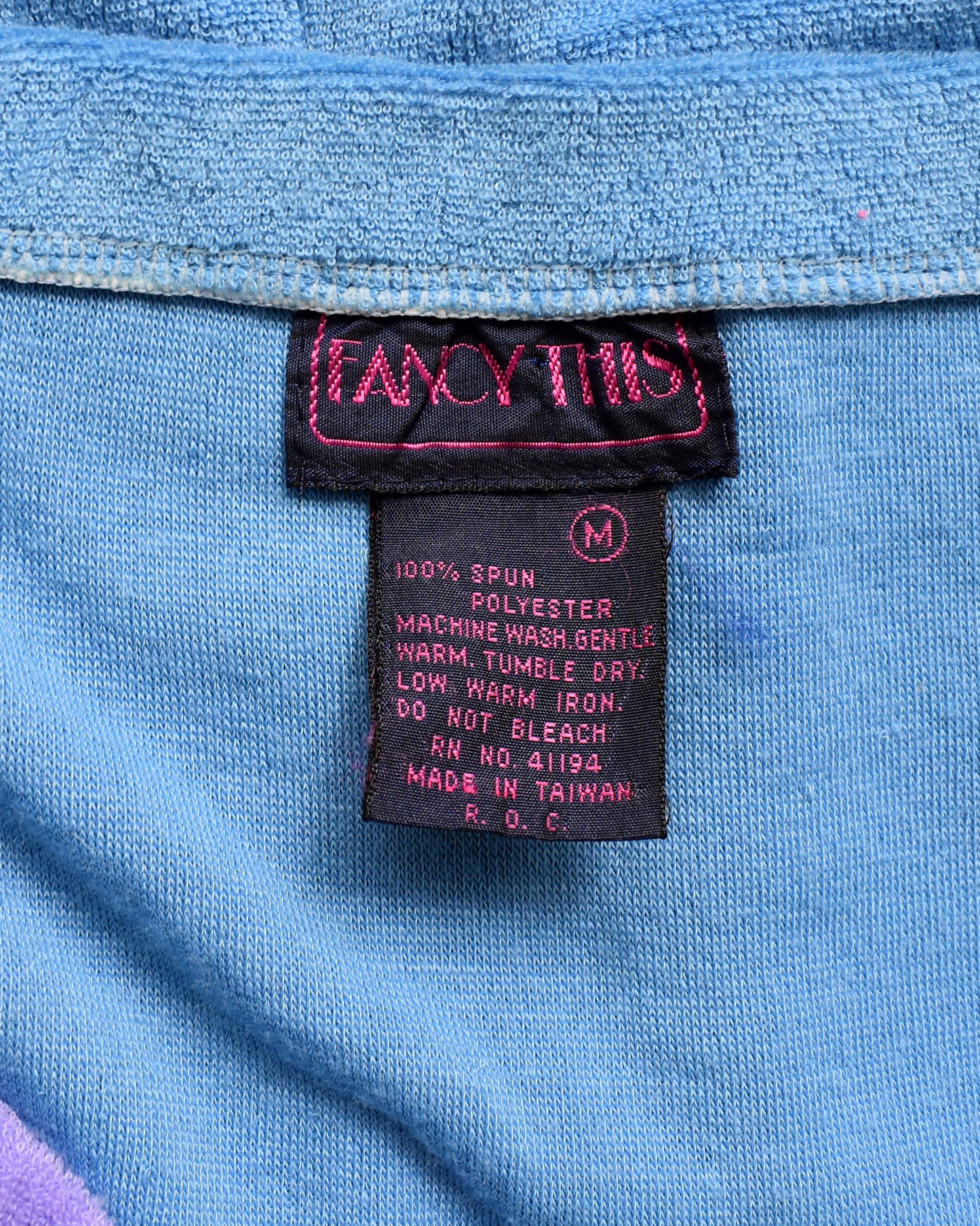 close up of the tag which says Fancy This