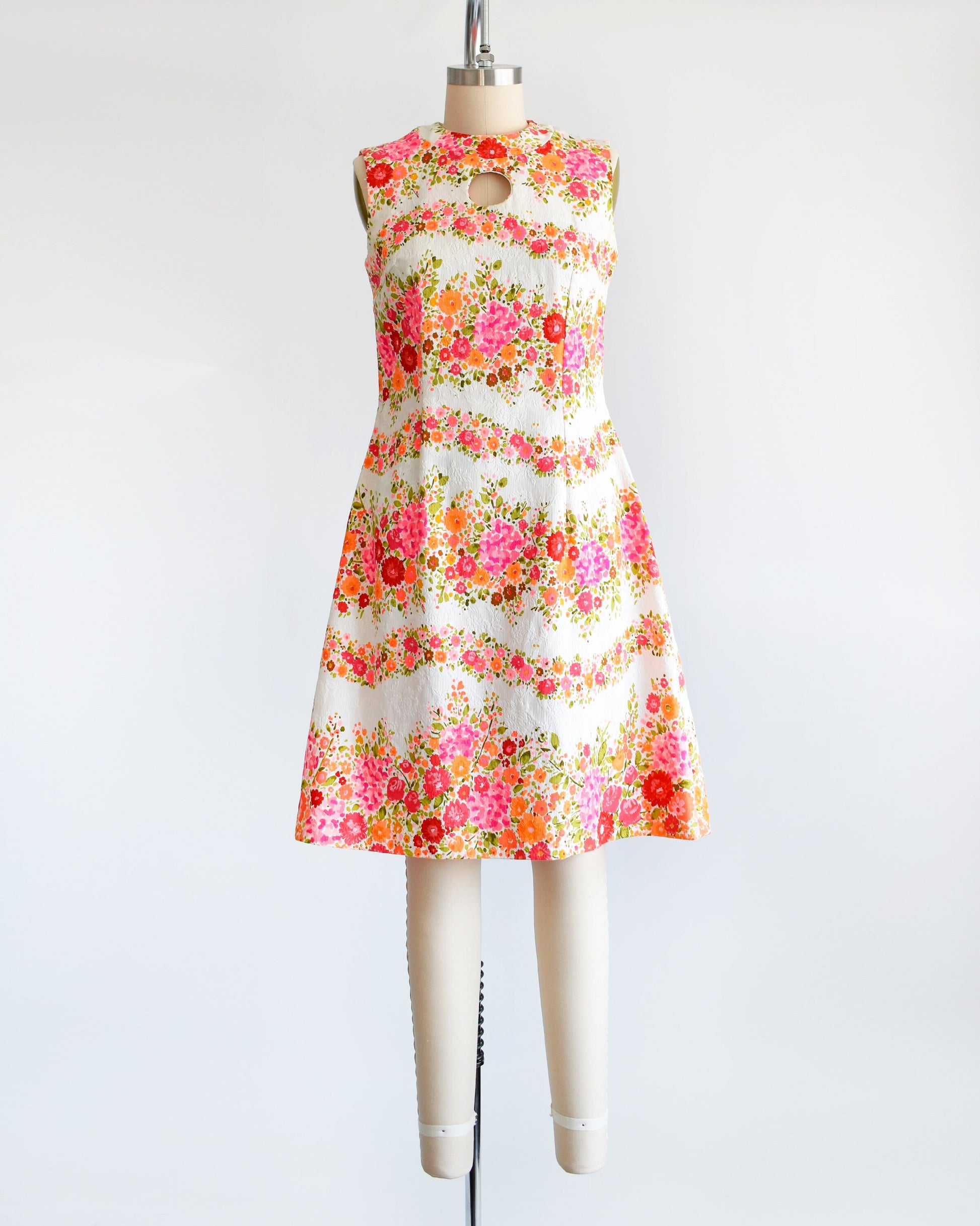 Vintage 60s Pink & Orange Flower Power Dress | small/medium Rust Belt Threads Vintage 60s Pink & Orange Flower Power Dress | small/medium Rust Belt Threads